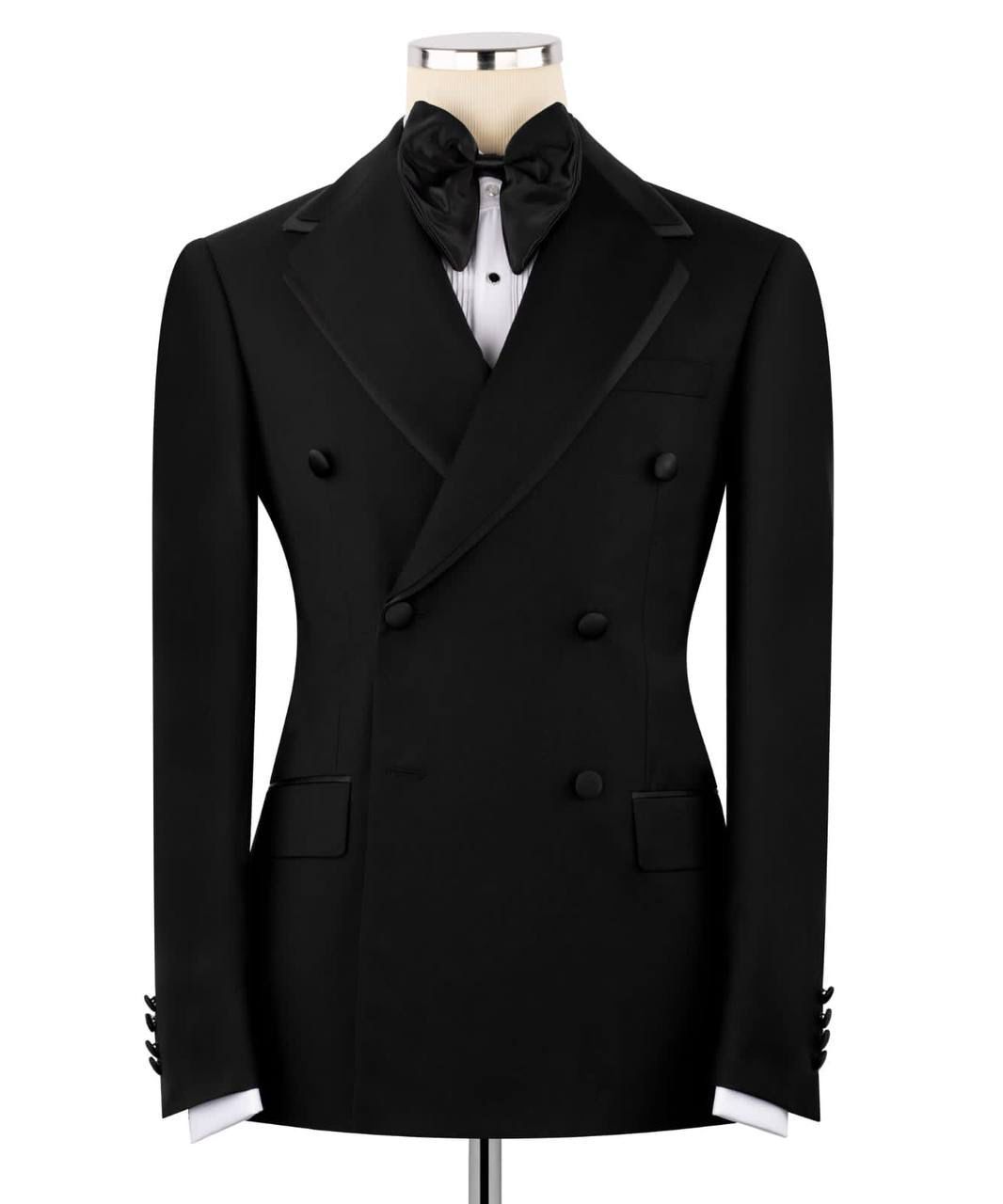 ORIGINAL MILANO – 2 pcs Classic Black Double-Breasted Tuxedo