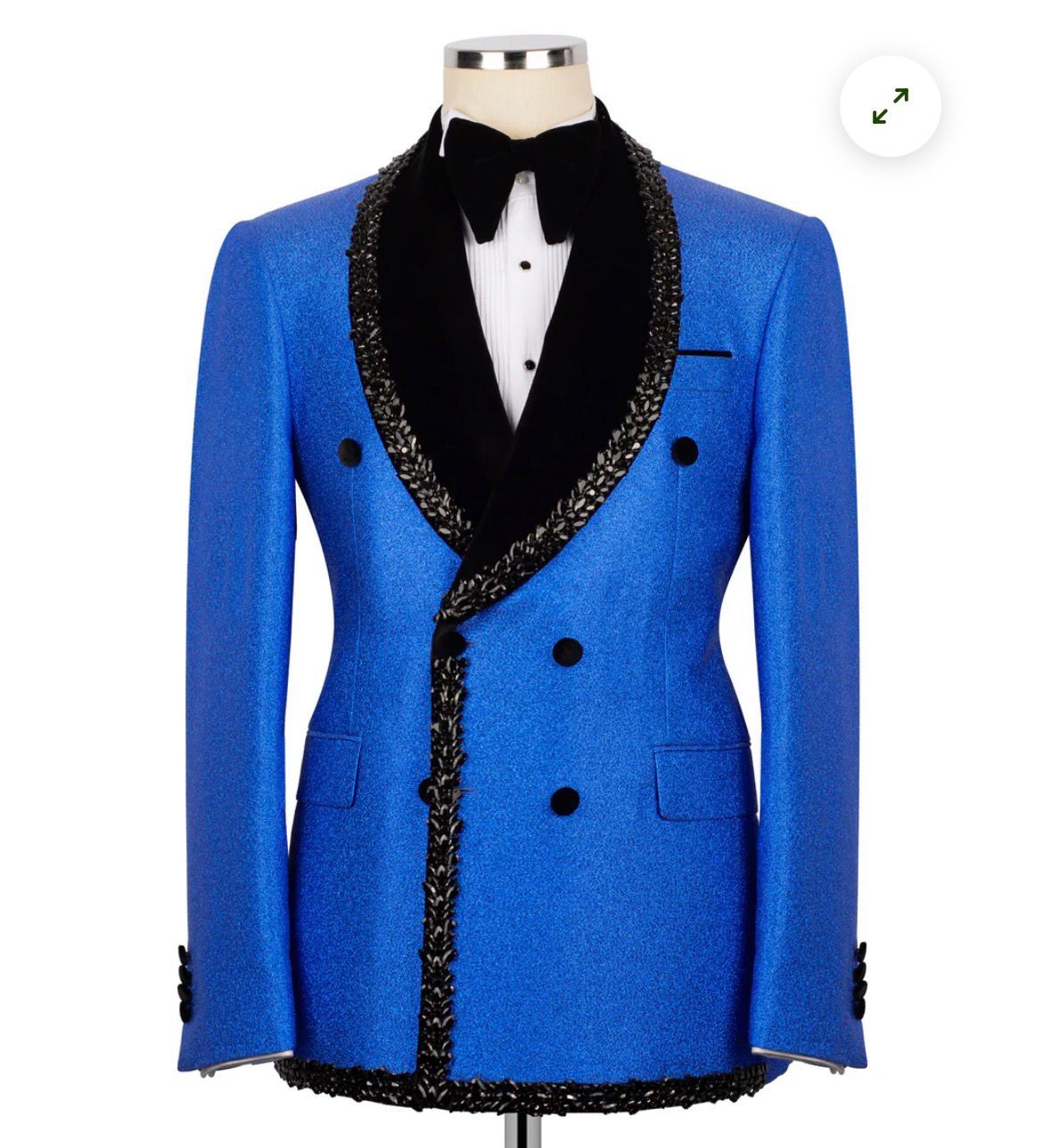 ORIGINAL MILANO – Royal Blue Double-Breasted Tuxedo