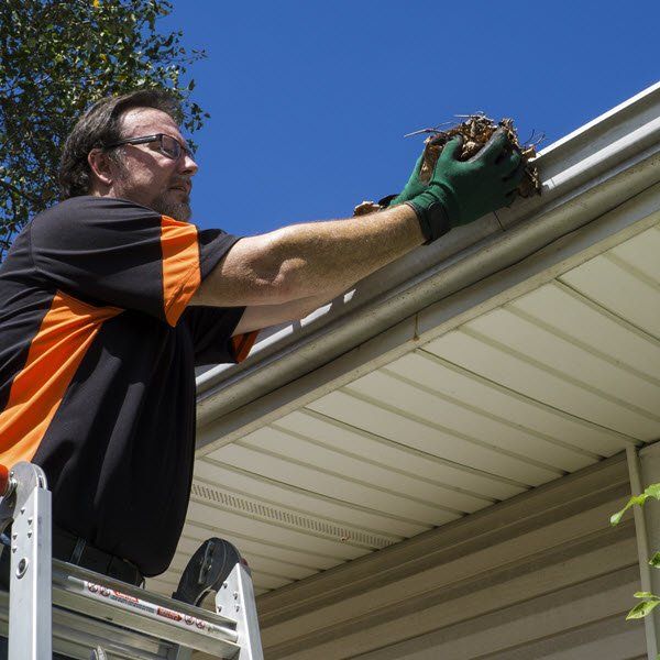 cleaning gutters in Boone