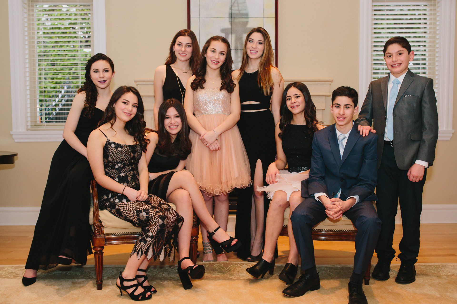 Family photo of cousins