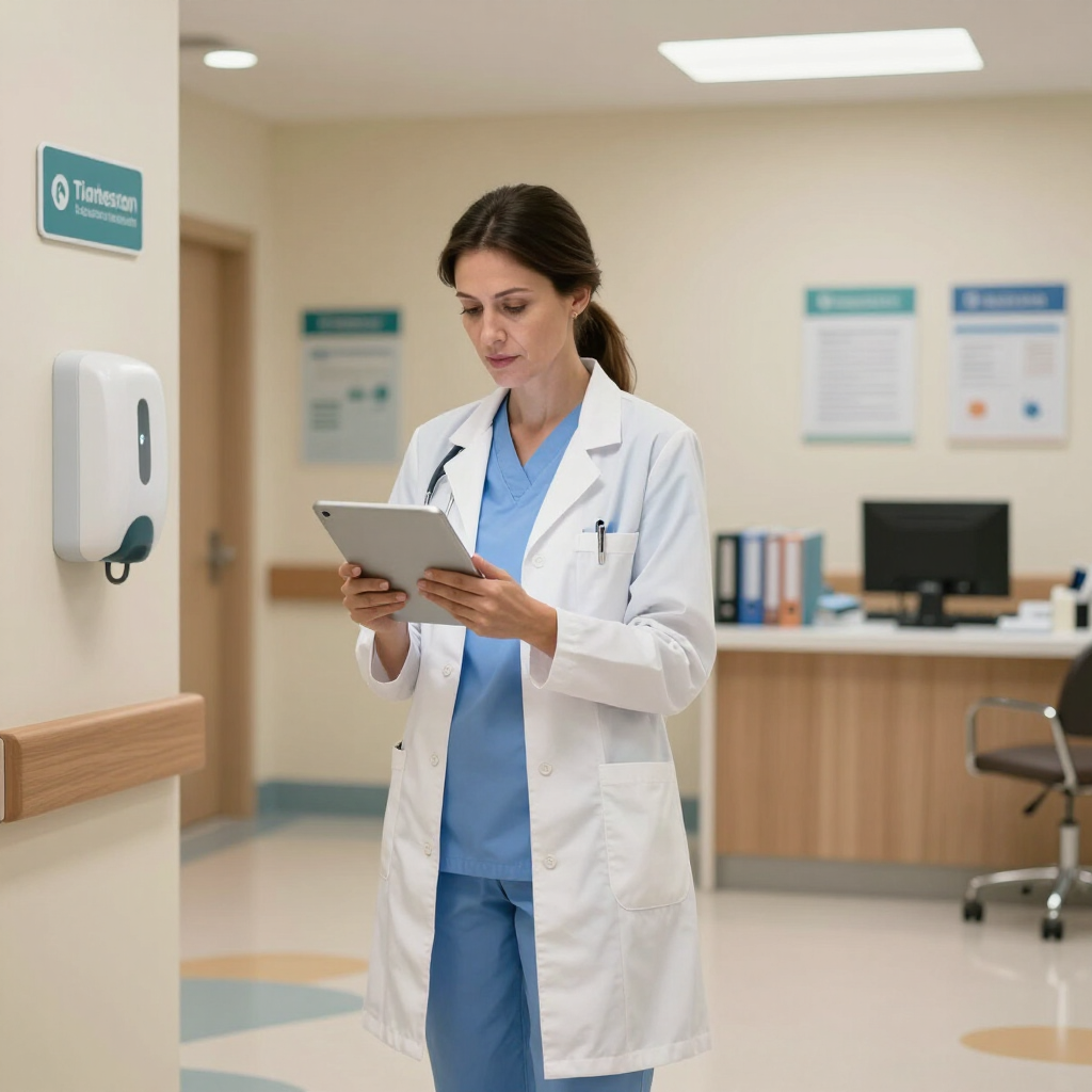 nurse coordinator tablet nurses station