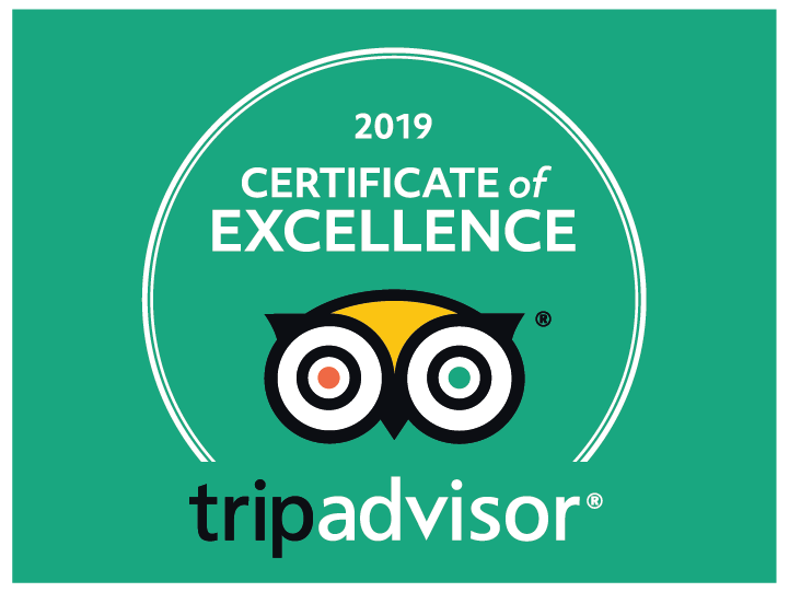2019 TripAdvisor Certificate of Excellence Award