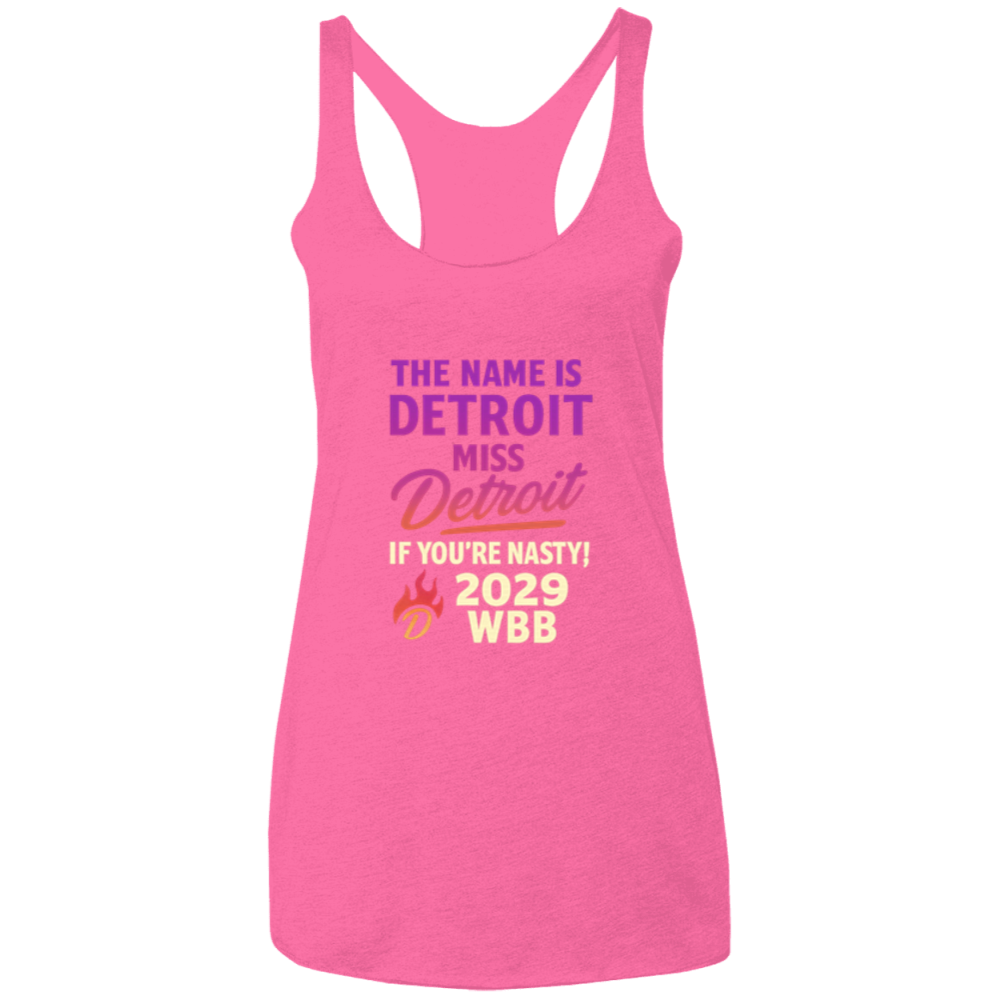 Pink tank top with