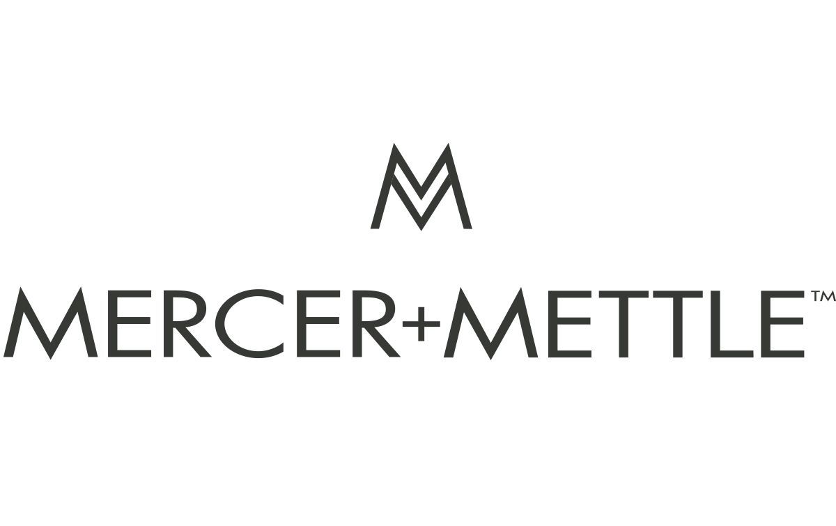 Logo for Mercer + Mettle, with an 