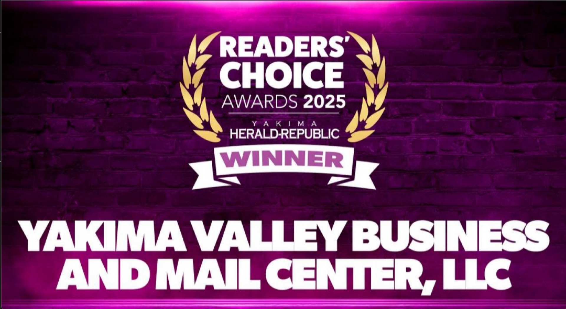 Yakima Valley Business and Mail Center Logo - Office and Mail Services