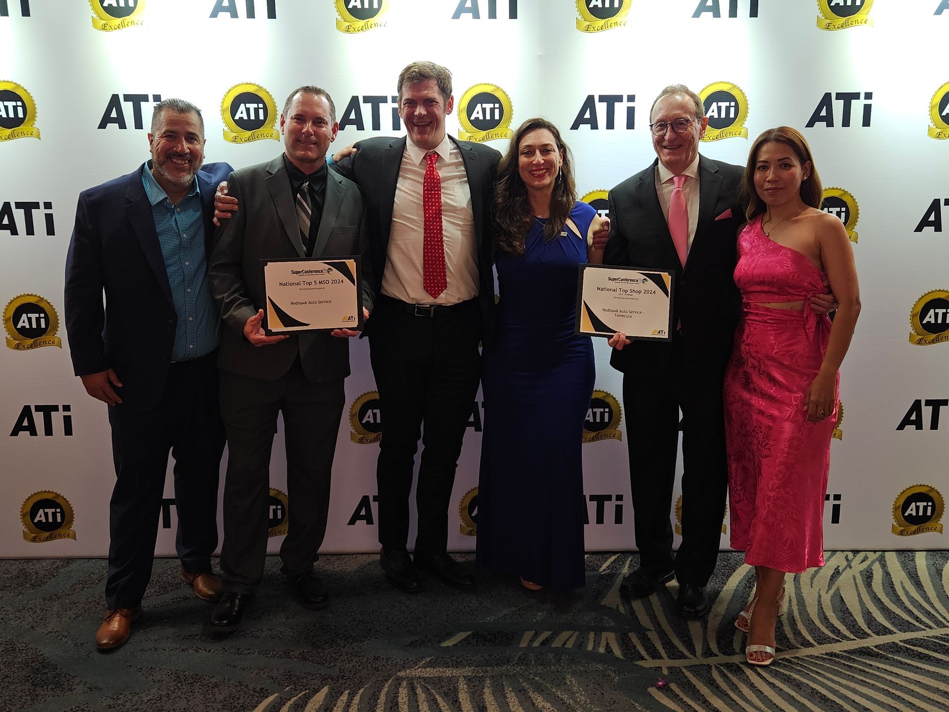 Redhawk Auto Service executives are holding the ATI Top Shop Award for 2024 for the second time.