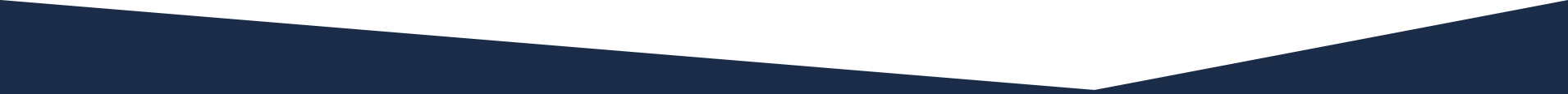 Dark navy geometric banner with a white triangular notch centered along the top edge.