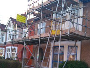 Scaffolding for home extensions