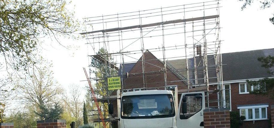 Domestic scaffolding in the West Midlands