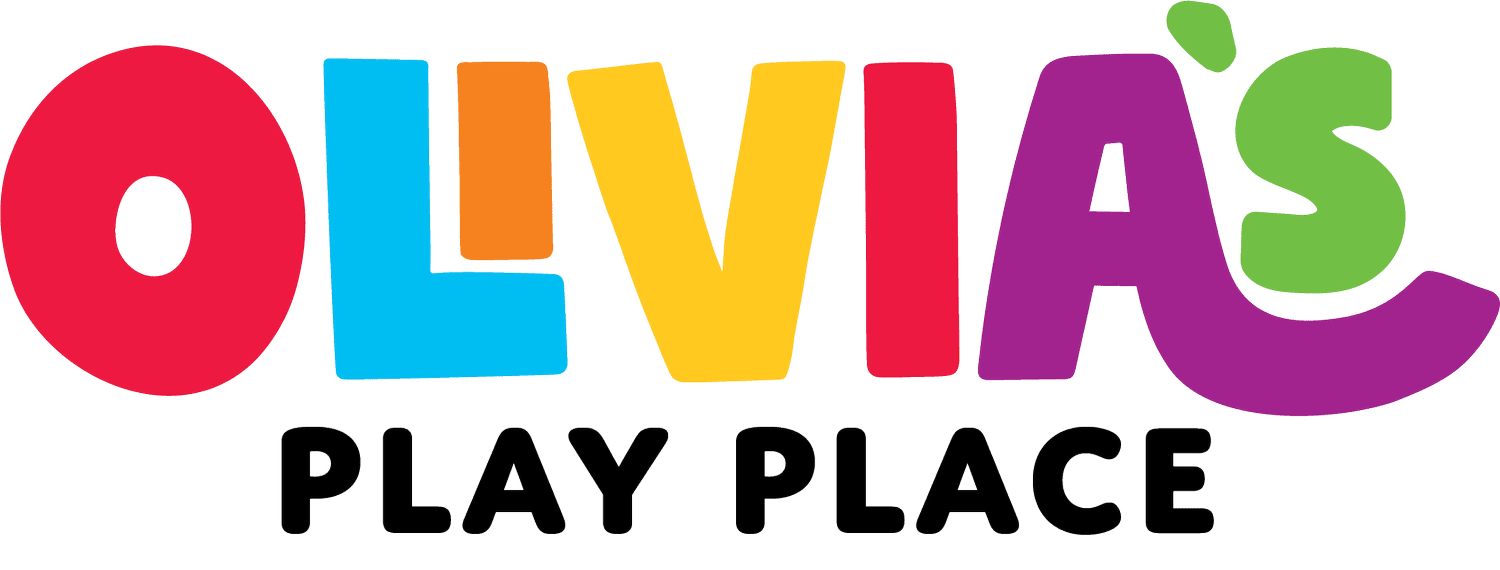 Logo for Olivia's Play Place in colorful text with