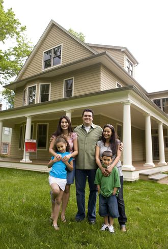 Louisiana — Happy Family With New House in Leesville, LA