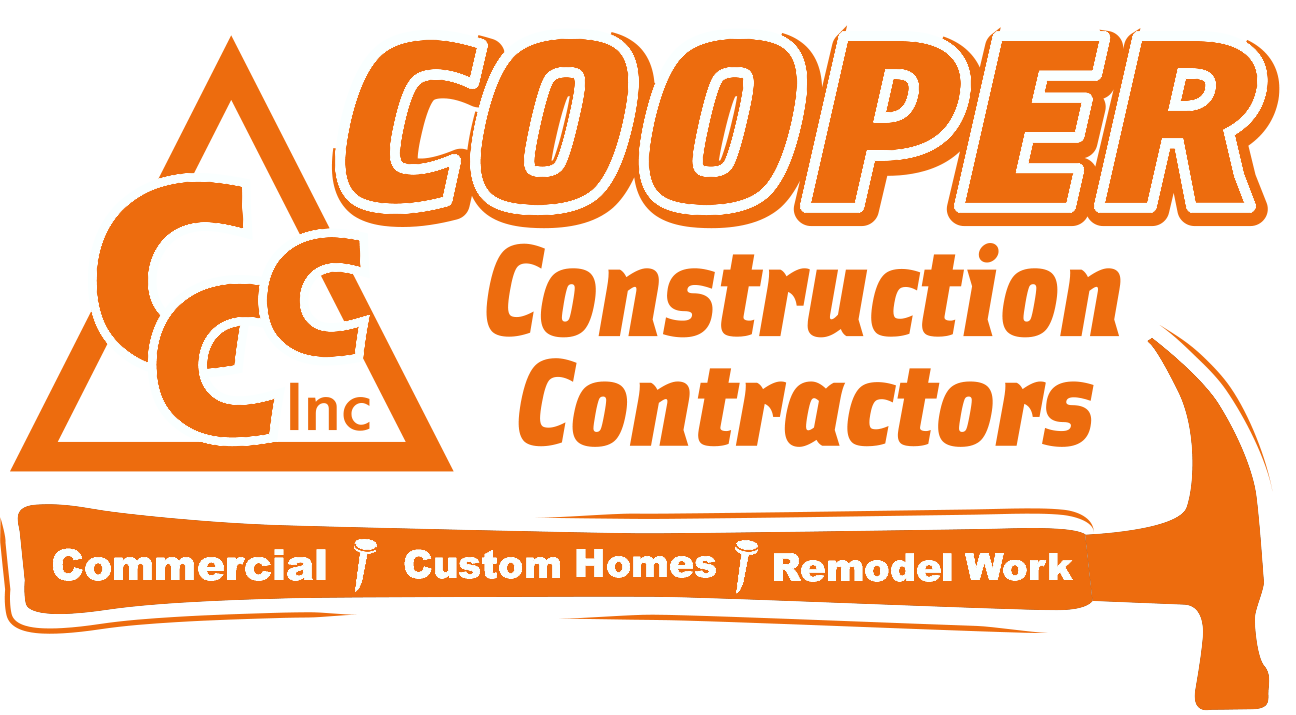 Orange logo: Cooper Construction, Inc. with stylized 