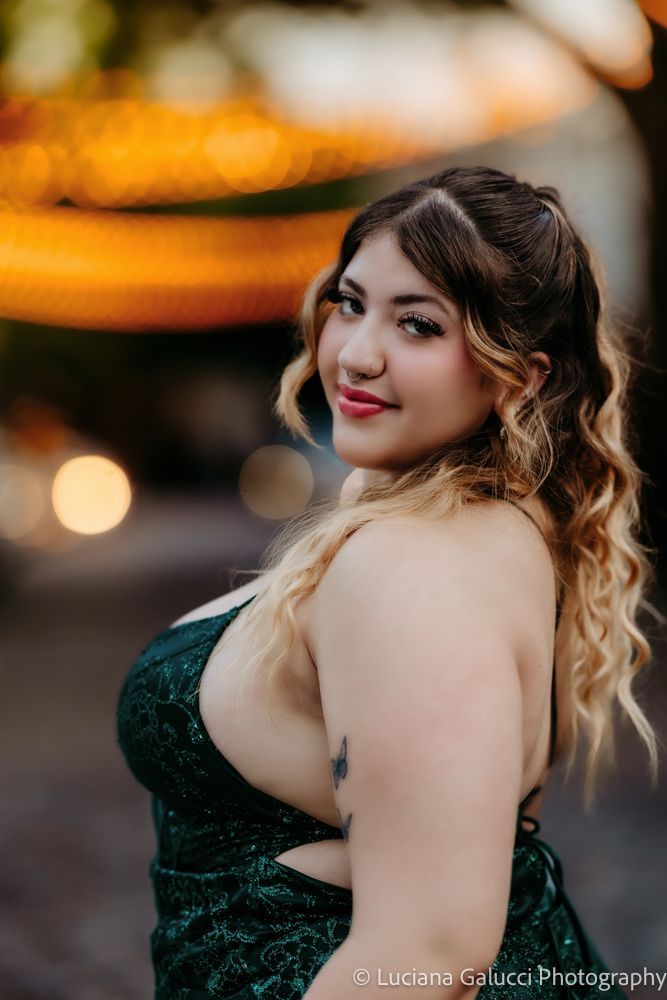 High school prom portraits in downtown Raleigh featuring elegant styling and natural light
