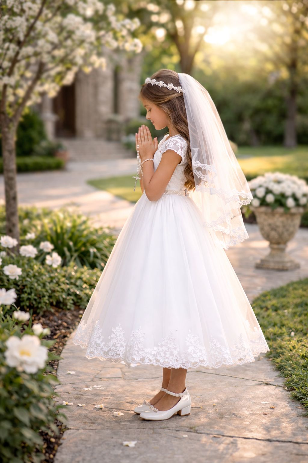 first communion outdoor portraits