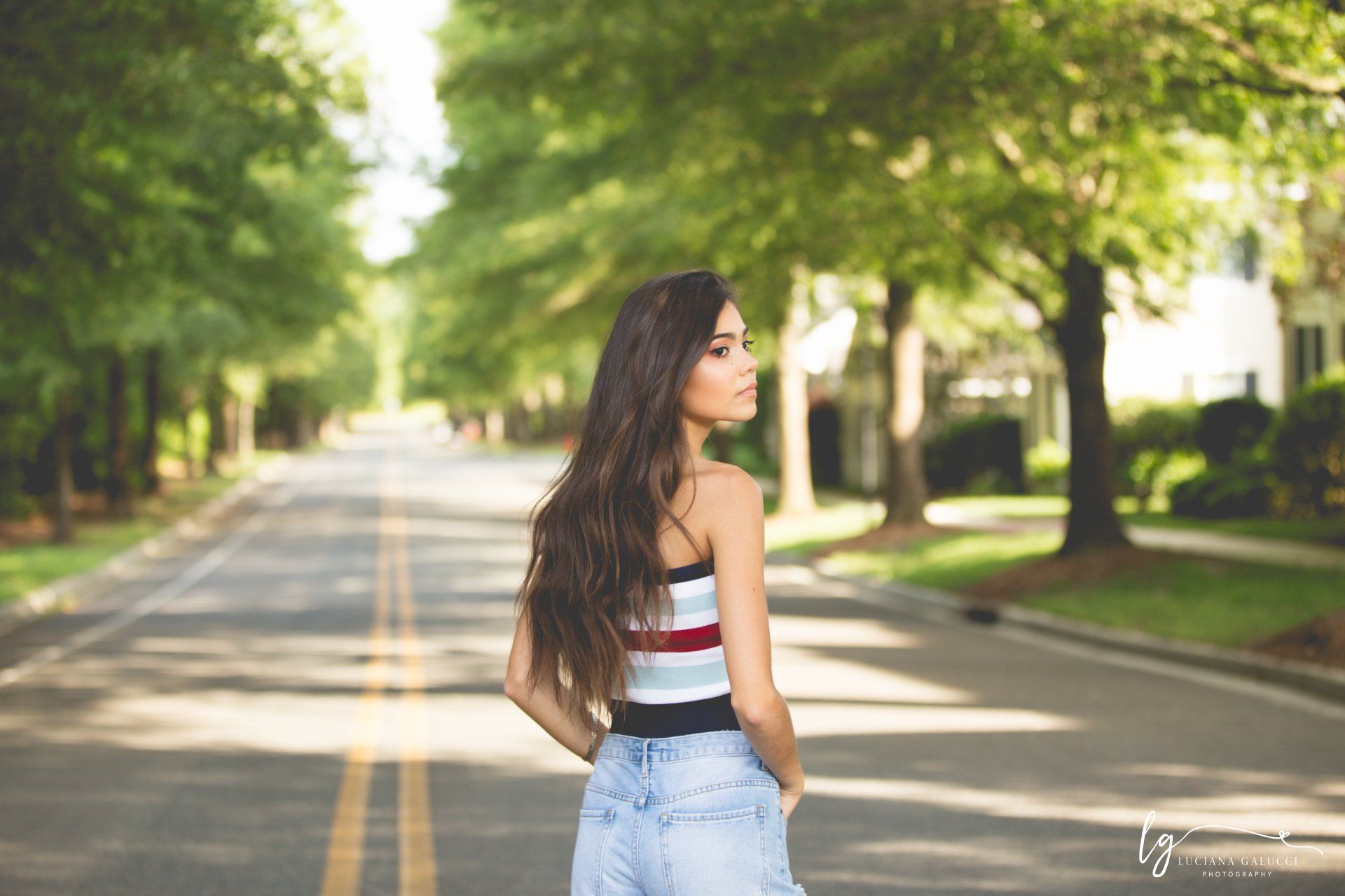 Gorgeous high school senior portrait session in Chapel Hill, North Carolina