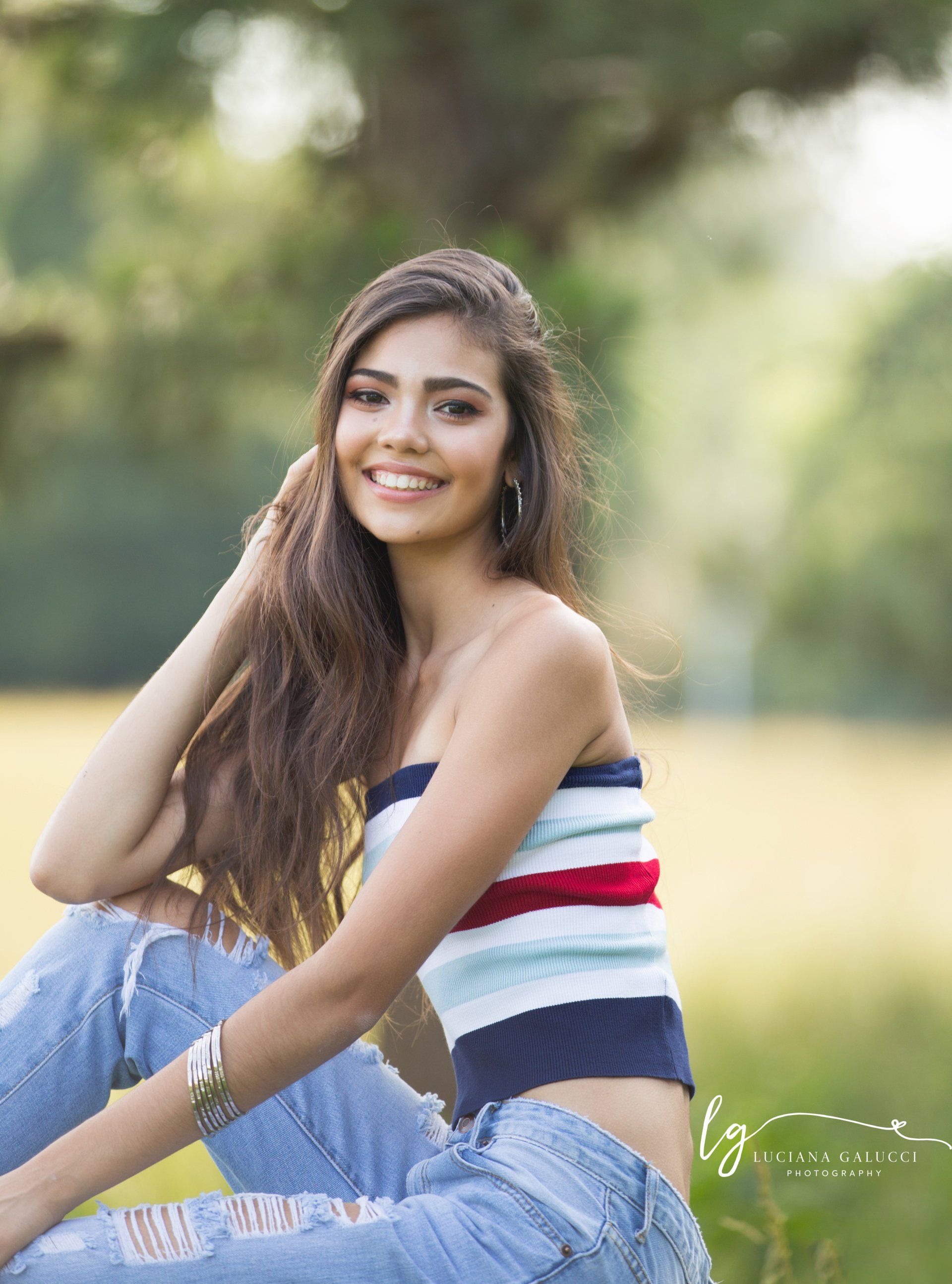 Gorgeous high school senior portrait session in Chapel Hill, North Carolina
