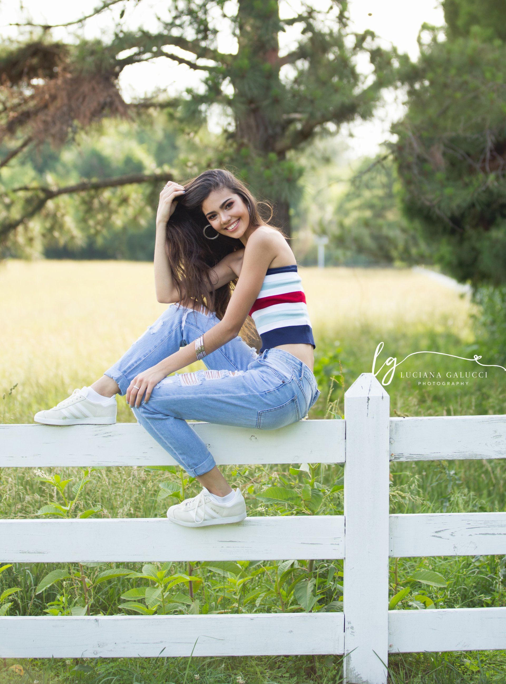 Gorgeous high school senior portrait session in Chapel Hill, North Carolina