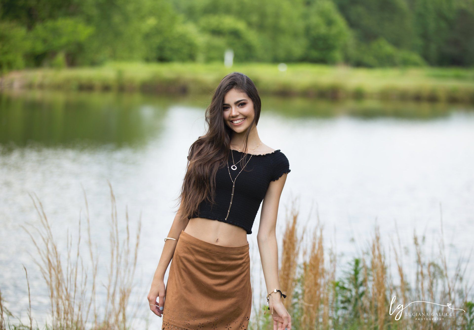 Gorgeous high school senior portrait session in Chapel Hill, North Carolina