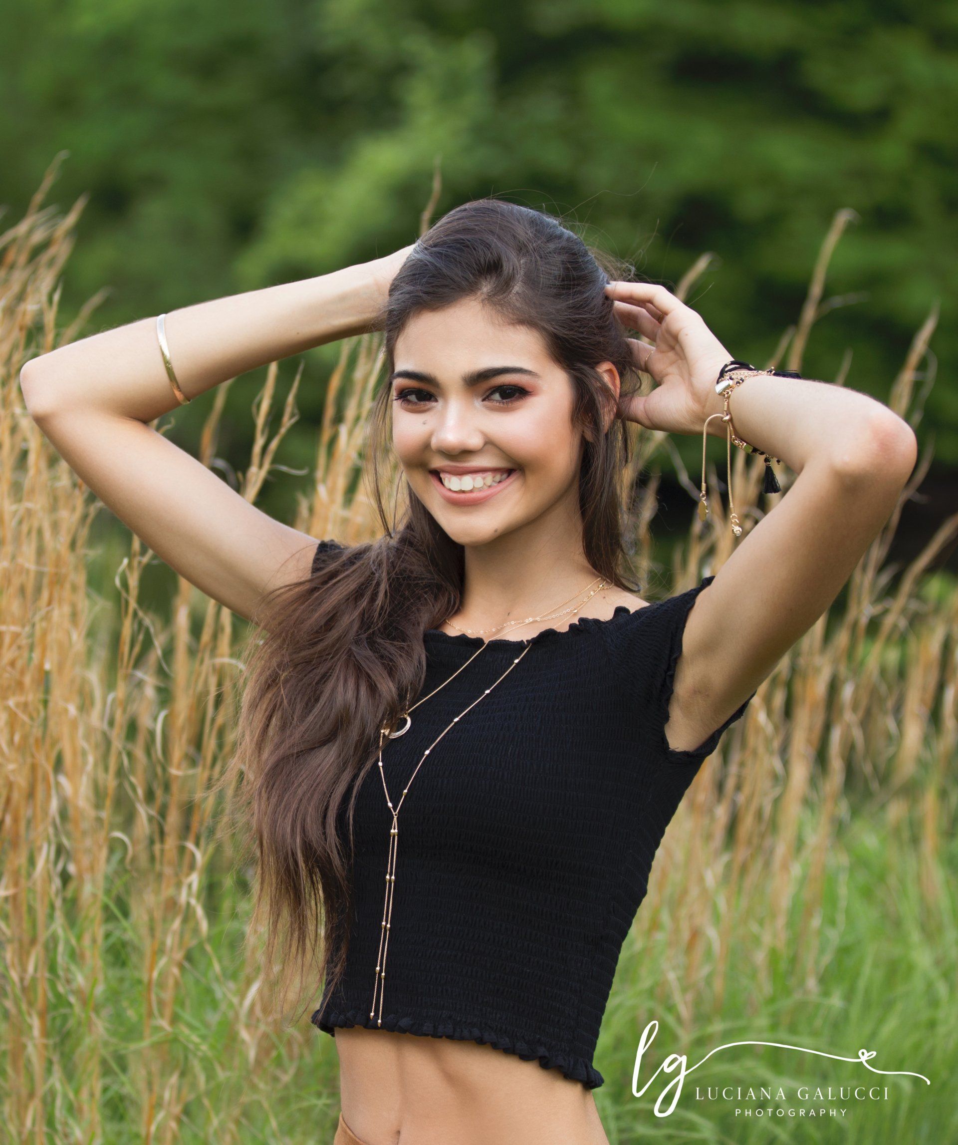 Gorgeous high school senior portrait session in Chapel Hill, North Carolina