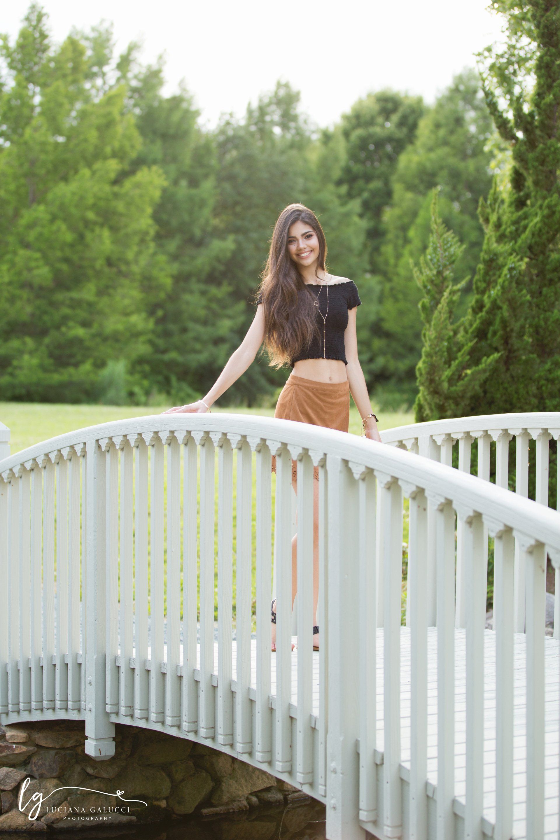Gorgeous high school senior portrait session in Chapel Hill, North Carolina