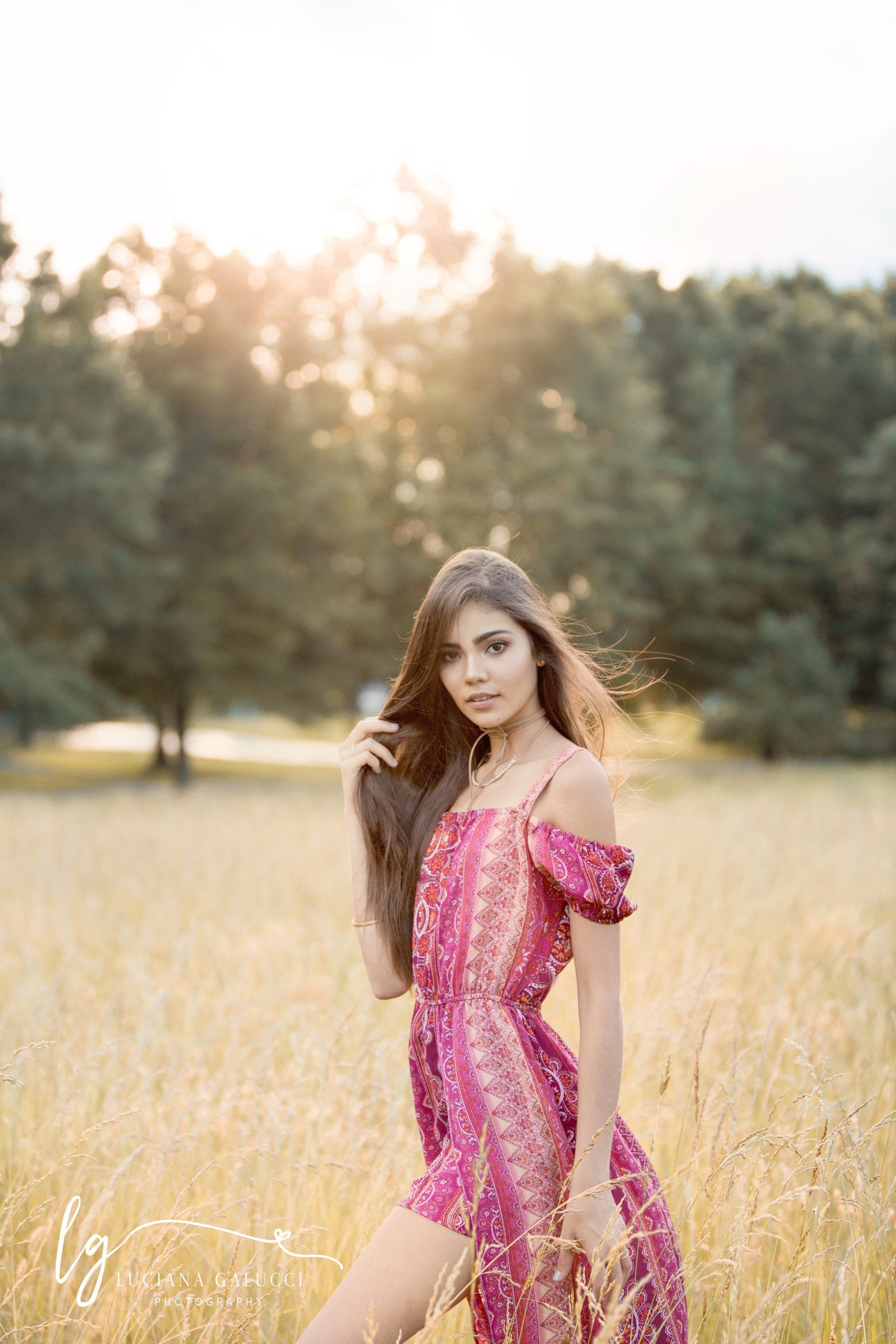 Gorgeous high school senior portrait session in Chapel Hill, North Carolina