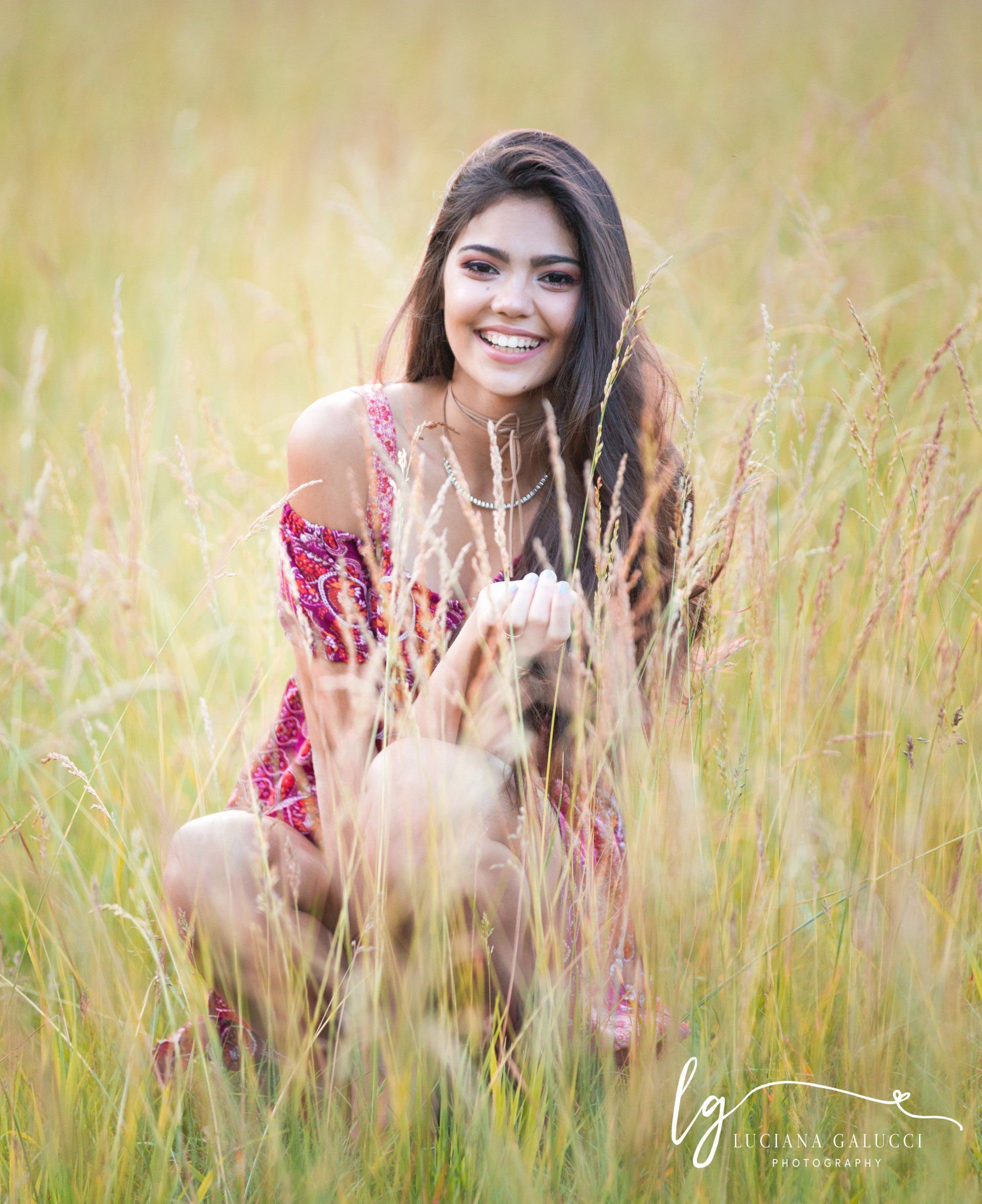 Gorgeous high school senior portrait session in Chapel Hill, North Carolina