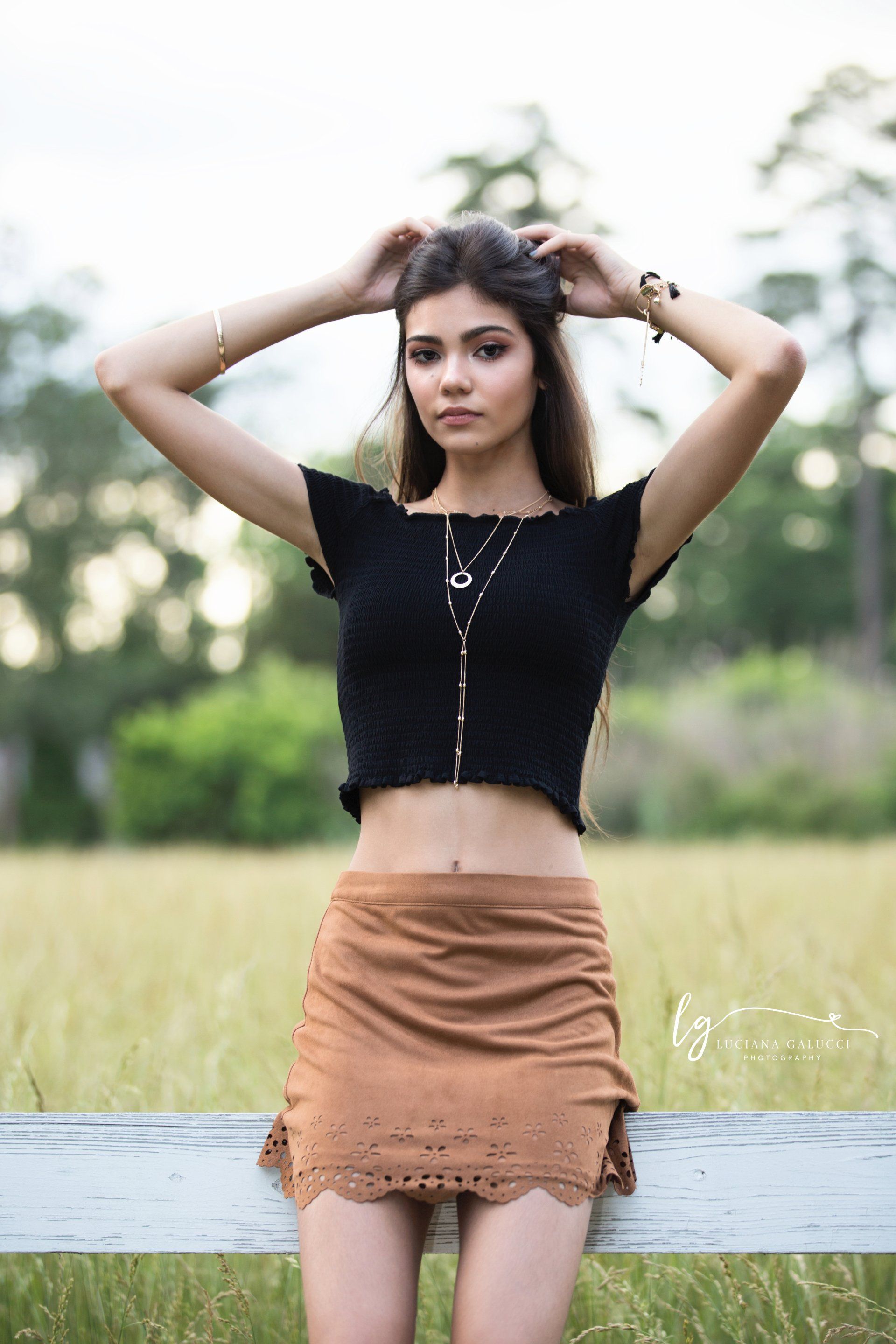 Gorgeous high school senior portrait session in Chapel Hill, North Carolina