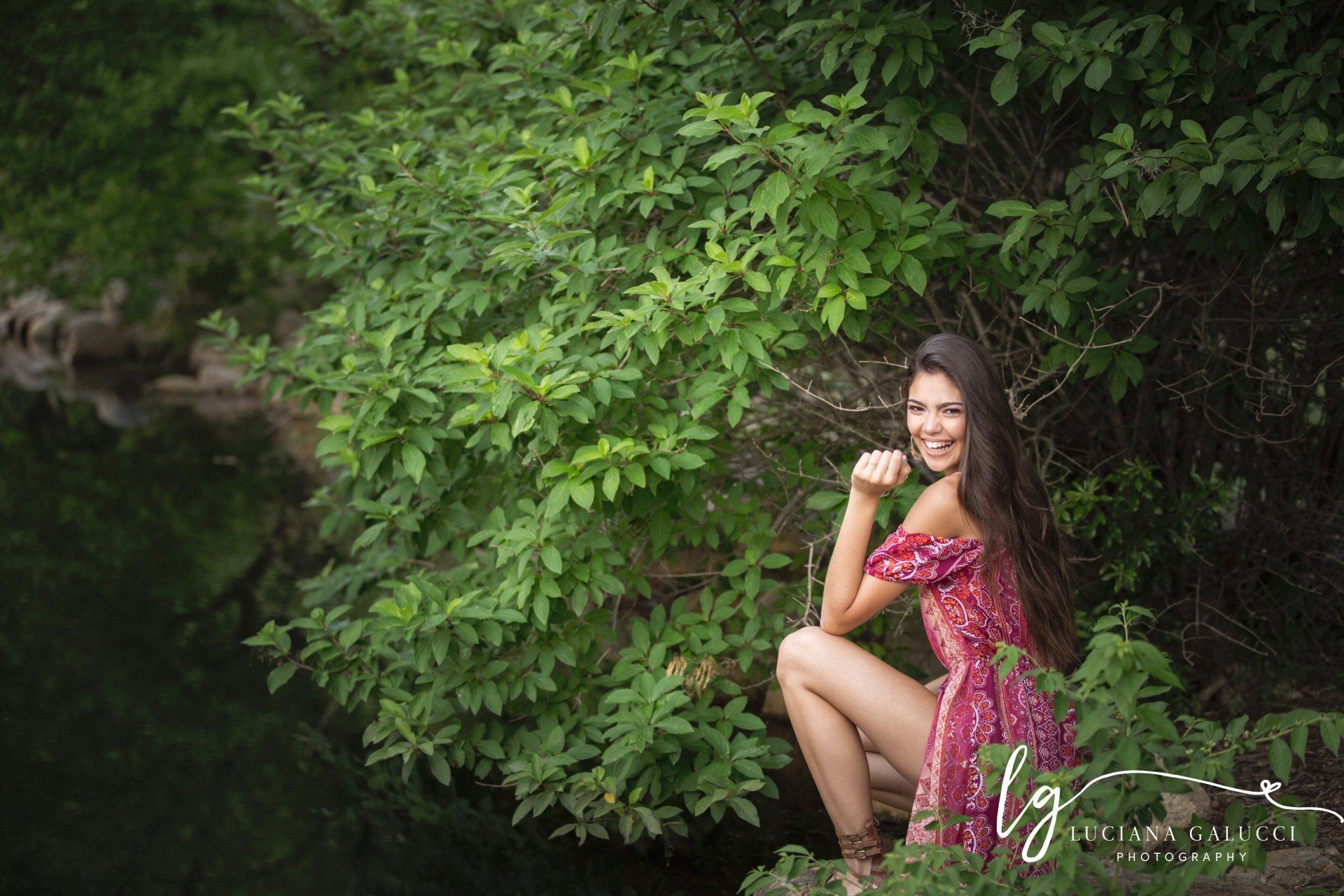 Gorgeous high school senior portrait session in Chapel Hill, North Carolina