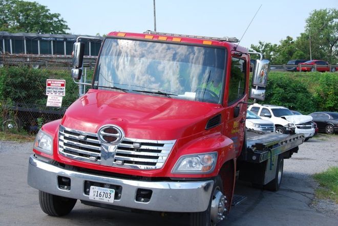 Huge Red Truck — Nashville, TN — Martin’s Wrecker Service