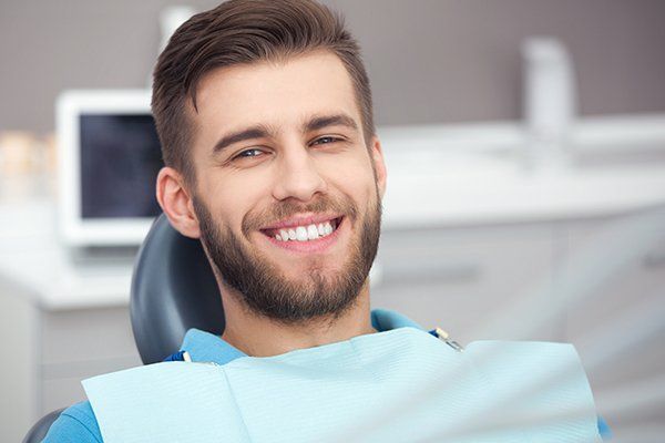 Happy Patient in Dental Chair — Hurricane, WV — Kendrick Dental Care