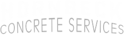 A logo for Hornbeck Concrete Services is shown in white and gray text.