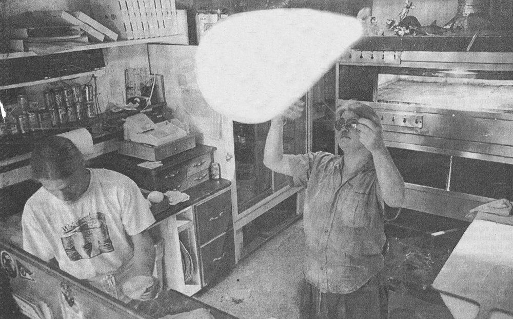 Owner Making Pizza — Port Townsend, WA — Waterfront Pizza Inc.