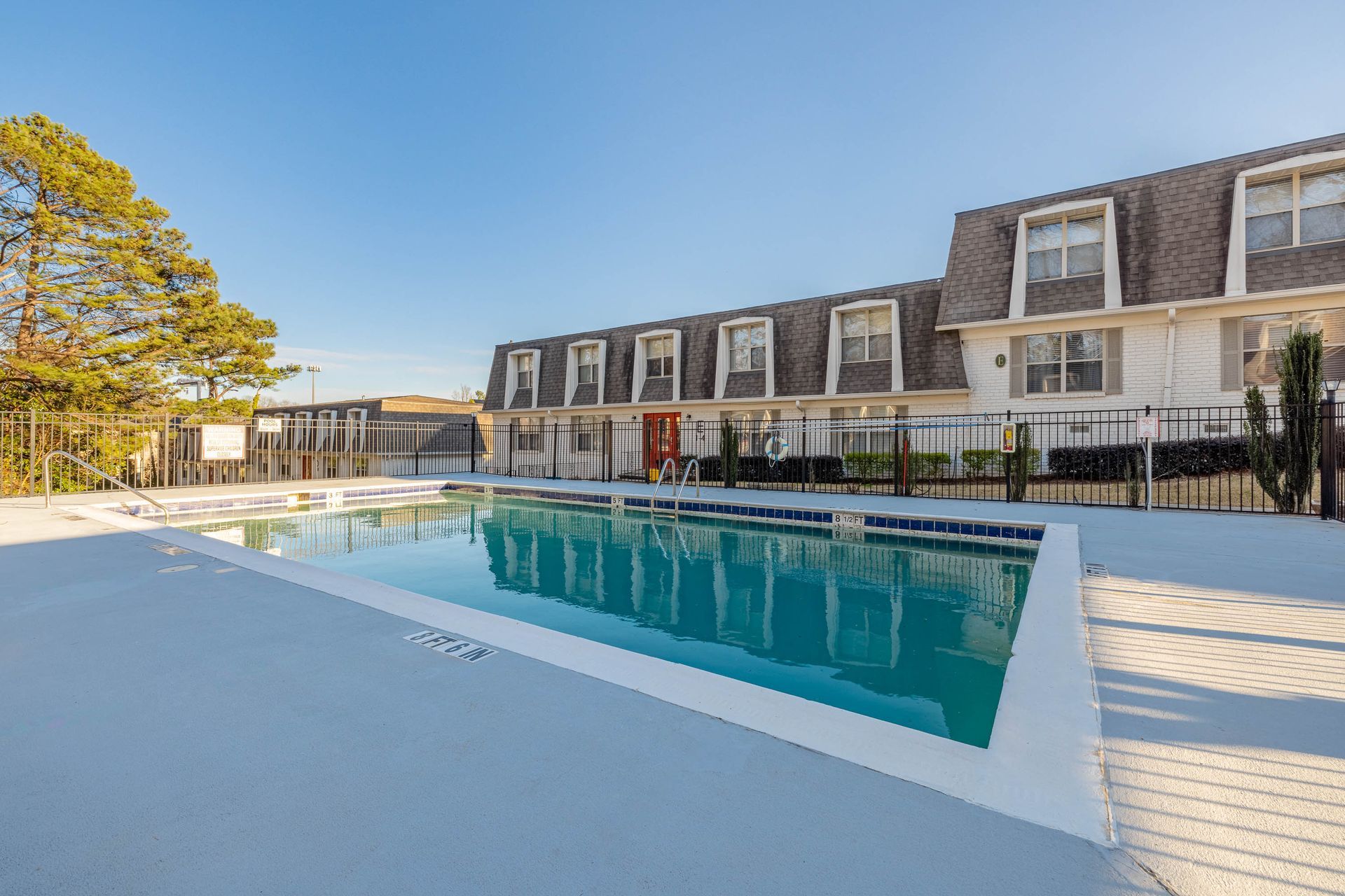Westside Court apartments with outdoor swimming pool in Atlanta