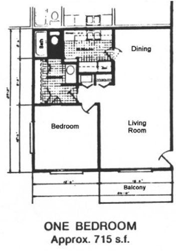 1 Bed Floor Plan A