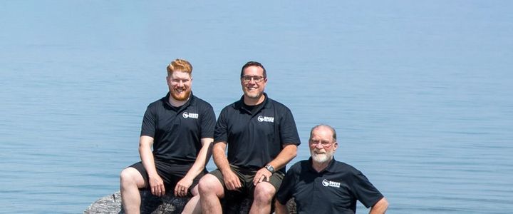 An image of the Docks Unlimited crew and founder