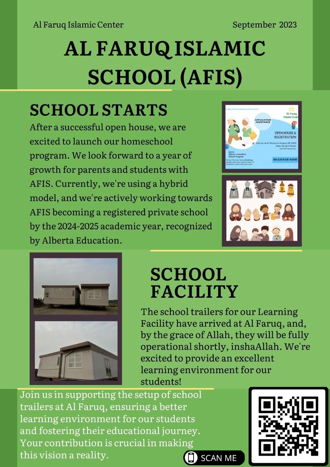 Al Faruq Islamic School September 2023