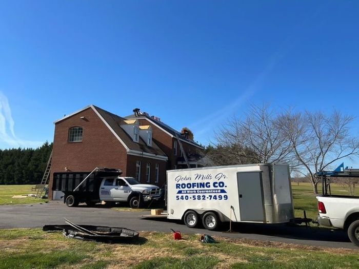 House Roof Repair — Fredericksburg, VA — John Mills JR Roofing Co.