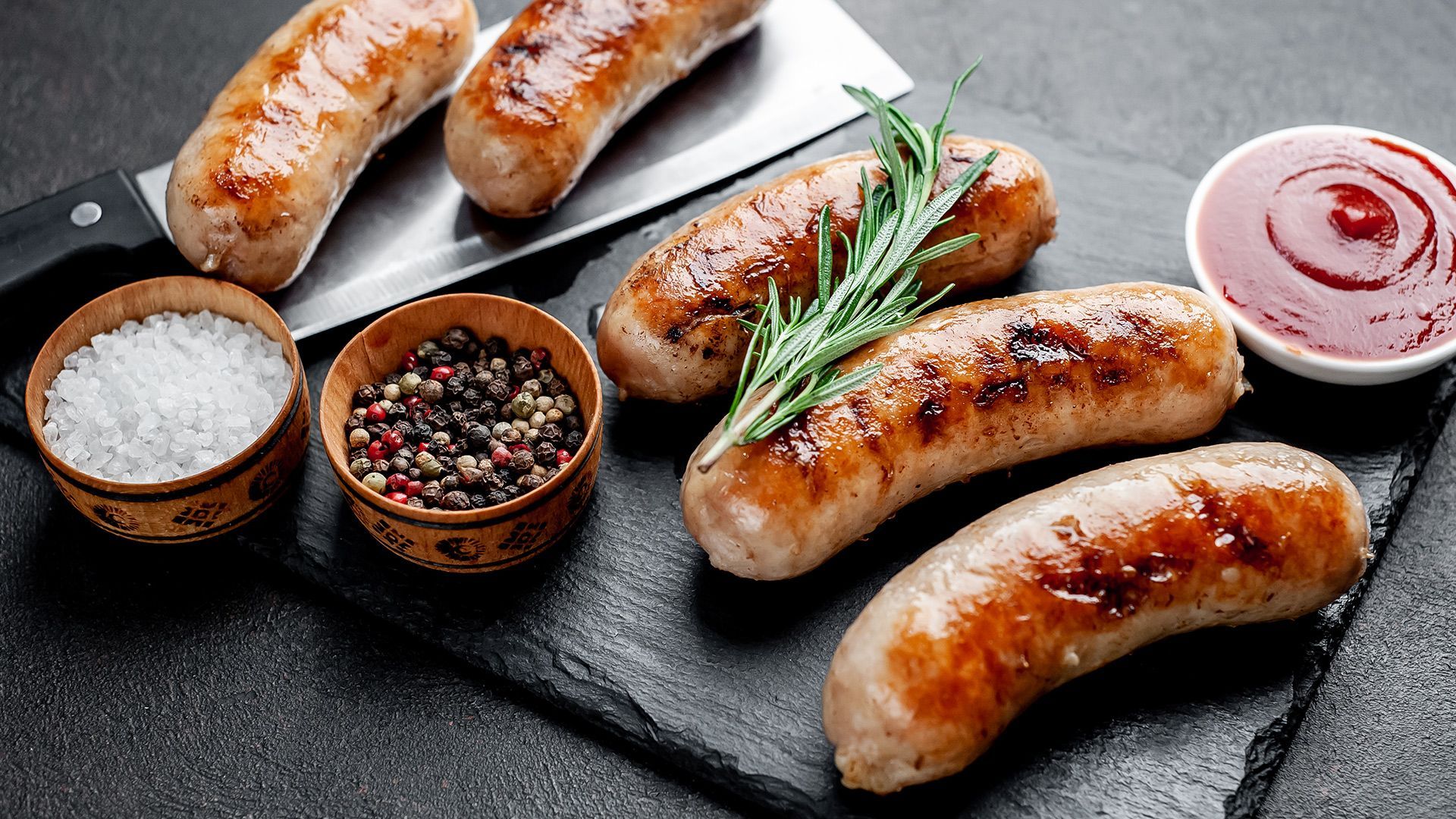 Sausages from Montgomery's Butchers