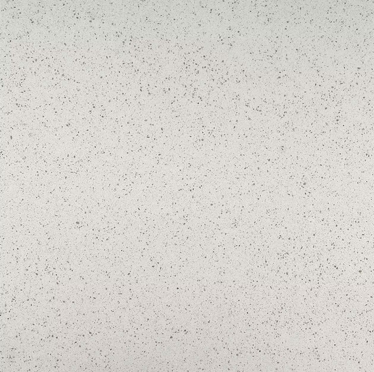 White speckled quartz countertop.