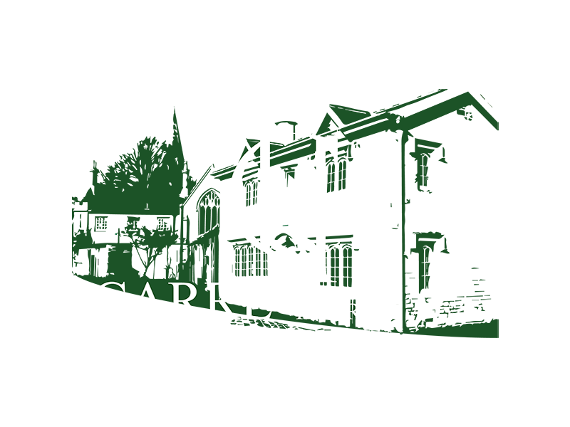 Carre Heritage logo on a dark background