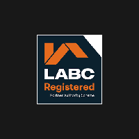 LABC Registered logo on a dark background