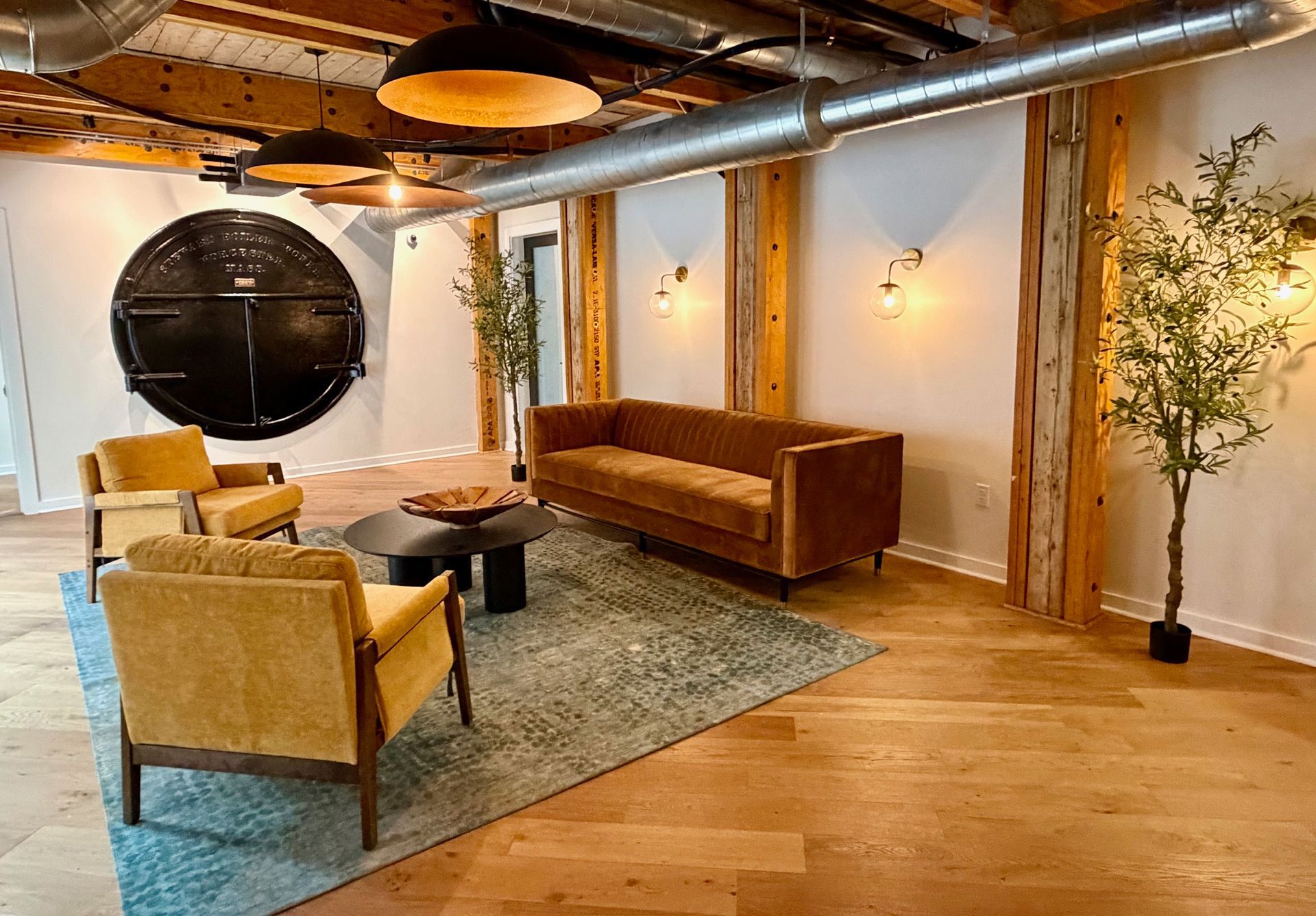 A residence interior at The Reeds, a boutique apartment community in Worcester's Canal District