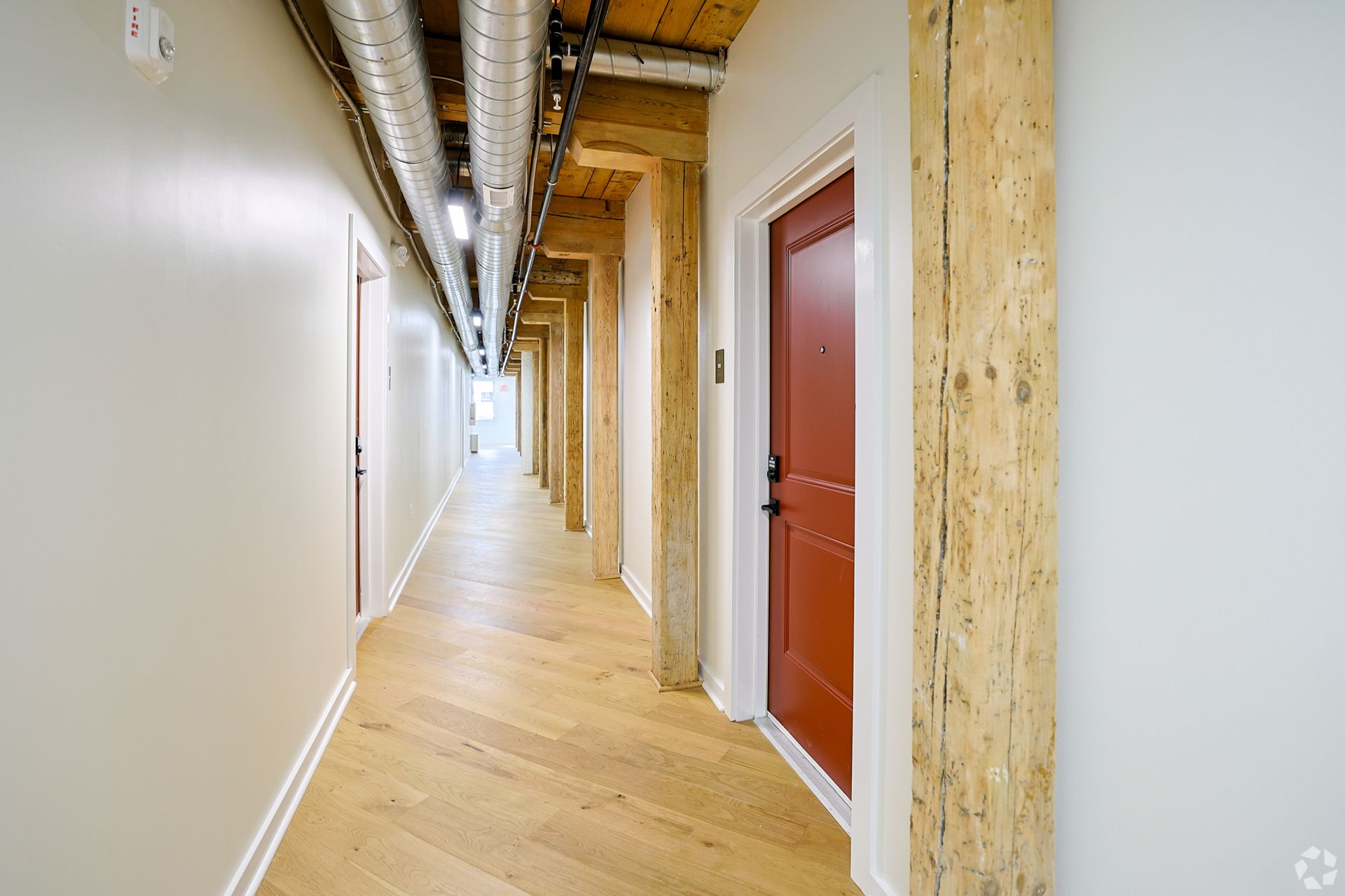 A community space at The Reeds, a pet-friendly apartment residence in Worcester