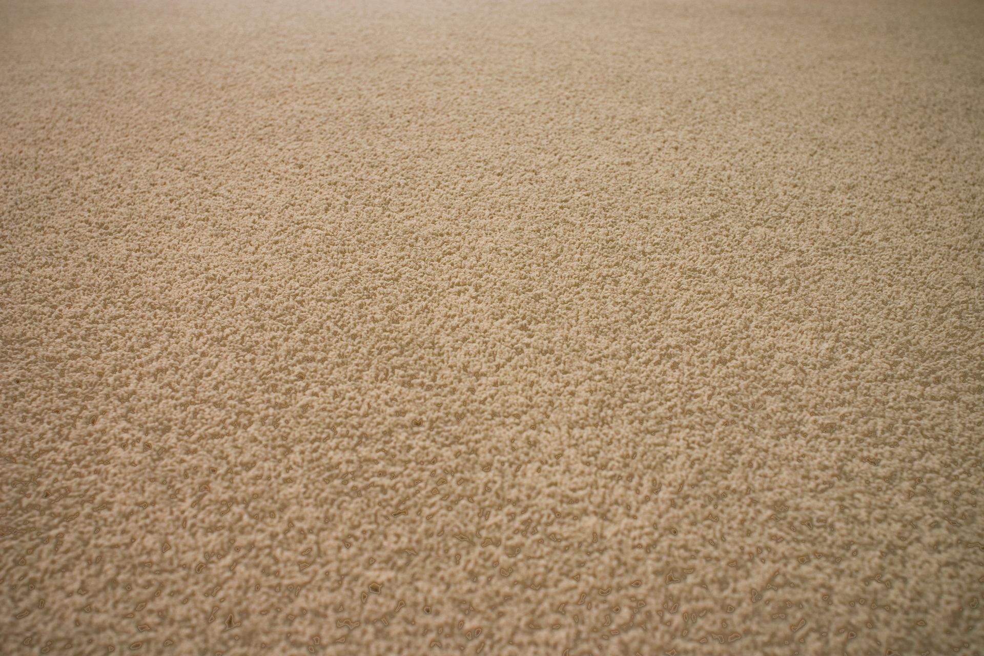 Beige carpet with a textured, mottled surface.