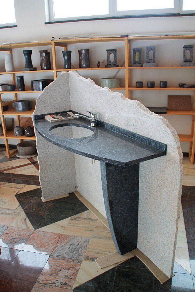 Waschtisch Naturstein Badezimmer WC Löffingen