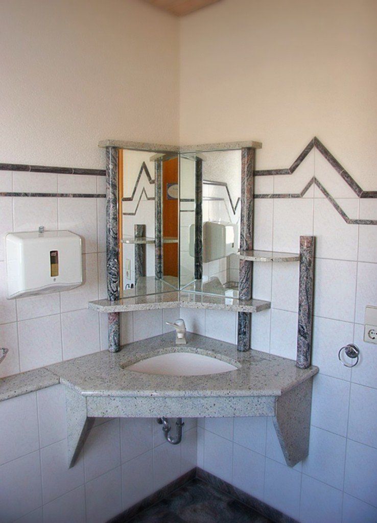 Waschtisch Naturstein Badezimmer WC Löffingen