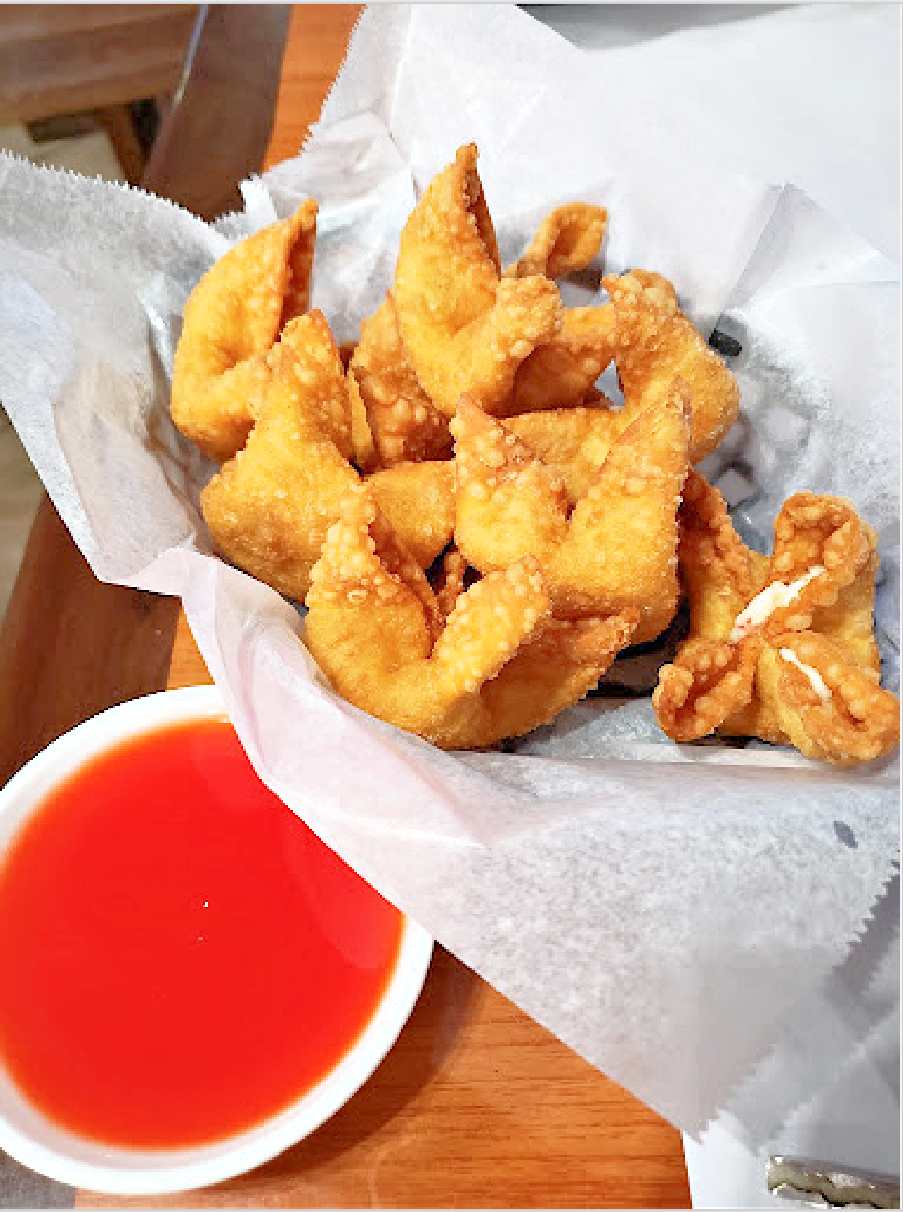 crabmeat & cheese wontons