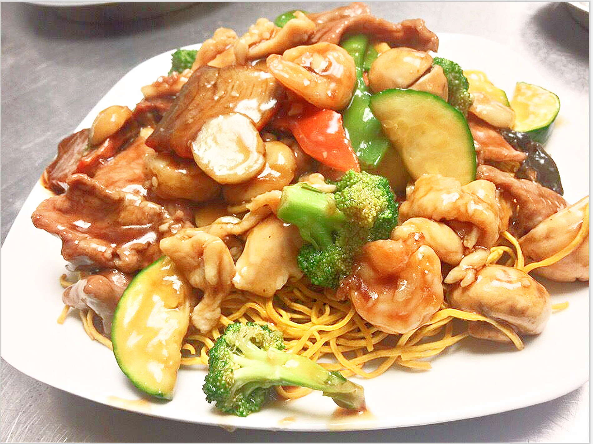 crispy pan fried noodles