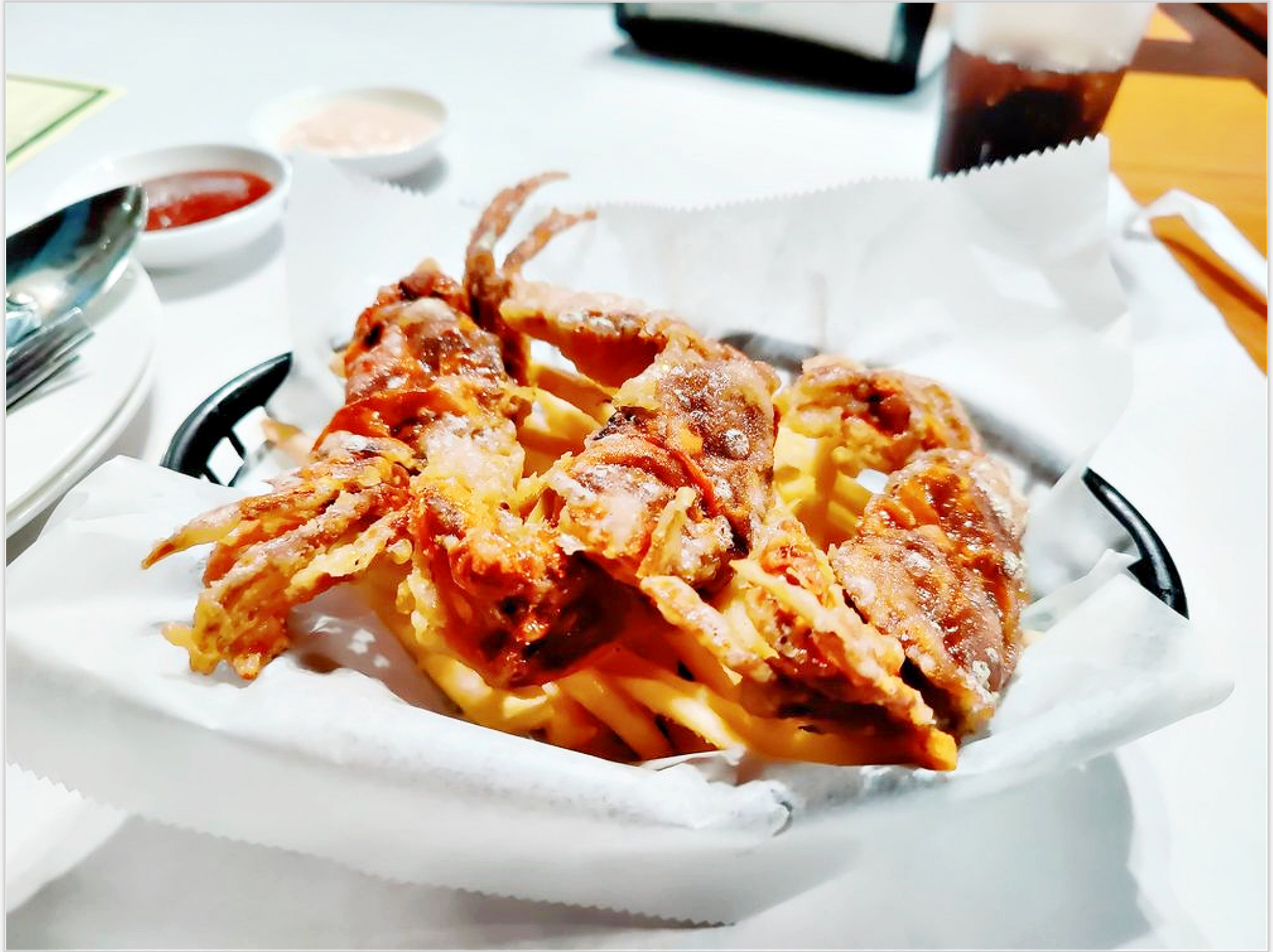Fried Soft Shell Crab Basket