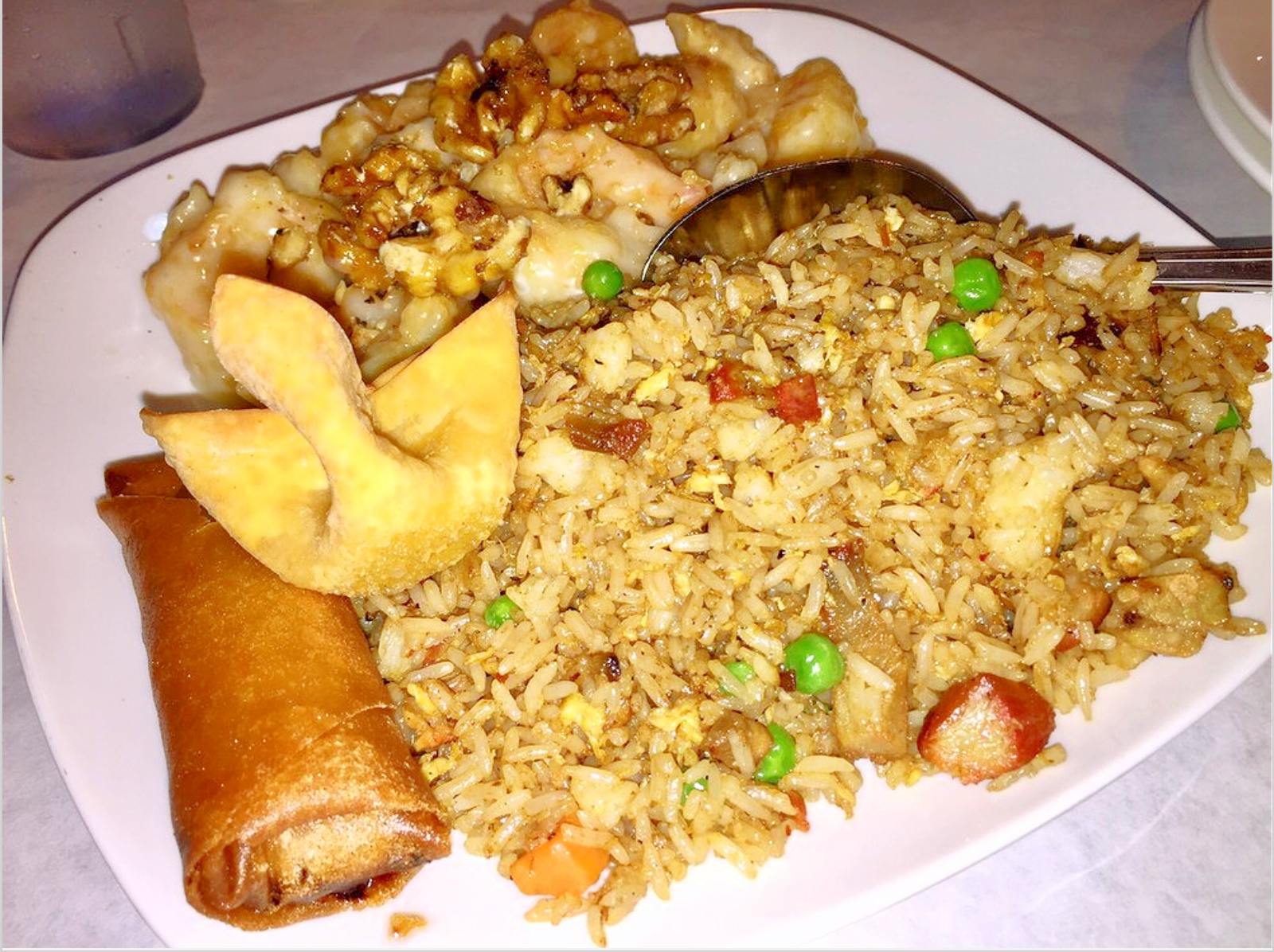 honey shrimp dinner